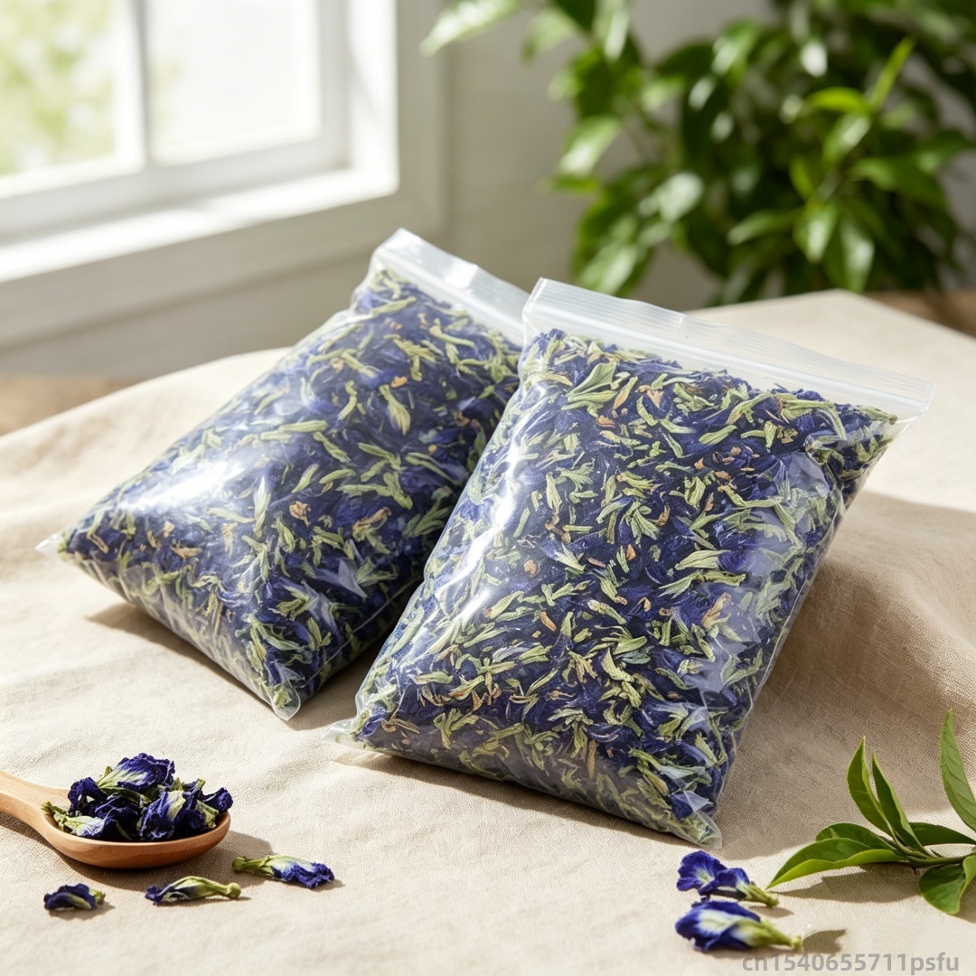 Perfume Villa Fragrance - Natuurlijke Vlinderorchidee Gedroogde Bloem Blauwe Vlindererwtenbloem