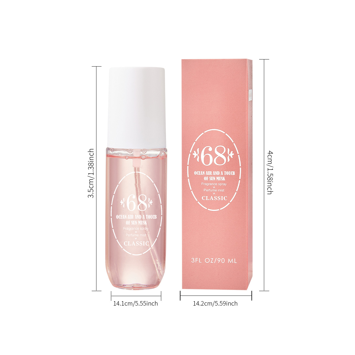 Parfum Mist Body Spray 5 geure - Vanilla Perfume Oil recensie en prijs